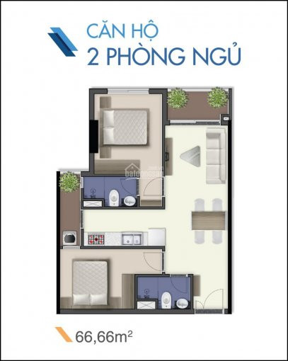 Chủ đầu Tư: Q7 Saigon Riverside, Giá 2 Tỷ (chưa Thuế), Dt: 67m2, Pkd: 0909393170 4