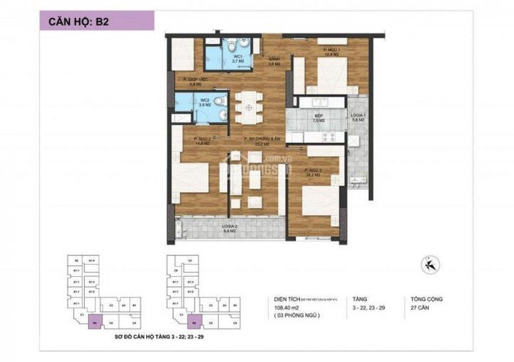 Chung Cư C22 Bộ Công An Dt 74m2, Giá 32,5 Triệu/m², 0382276666 5