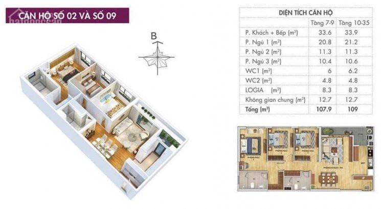 Gia đình Bán Căn D2 1909 Chung Cư 6th Element, 3pn, 2wc, 109m2 Thông Thủy, Giá 5 Tỷ Lh 0904614870 5