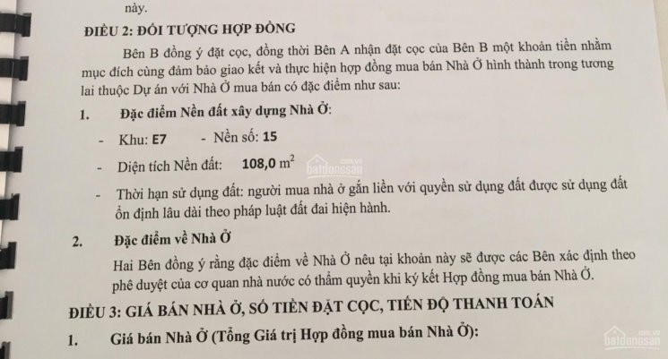 Golden Bay 602 - Cần Bán Gấp 1 Cặp Dãy E7 Hướng Nam Giá Tổng: 1150 Tỷ/nền 1