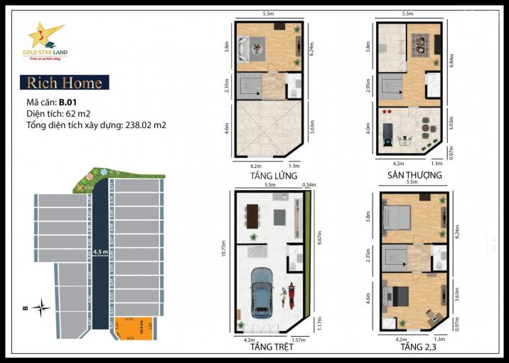 Hàng Hót Mở Bán 20 Căn Nhà Phố Cao Cấp P5, Q8 Vị Trí đẹp Ngay Mt Tạ Quang Bửu Giá Chỉ Từ 5,5tỷ/căn 4