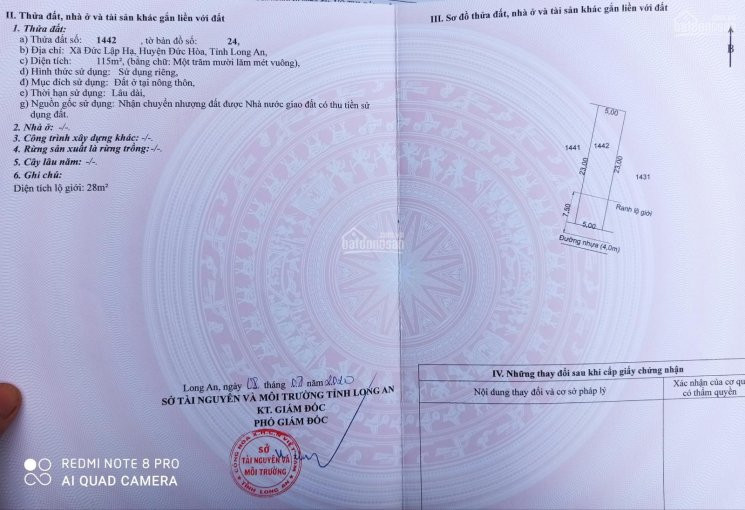 Kẹt Tiền Làm ăn Tôi Cần Bán Gấp Lô đất 5x23m Thổ Cư Hết, đường Nhựa 5m Giá Chỉ 850trieu 4