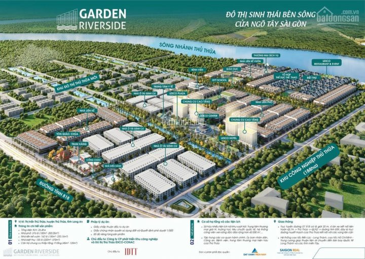 Khu đô Thị Sinh Thái Bên Sông - Garden Riverside - Cửa Ngõ Tây Sài Gòn 5