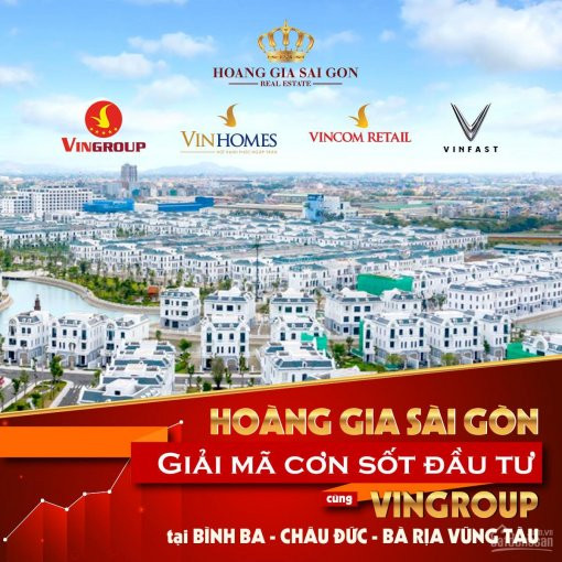 Mở Bán Siêu Dự án Baria City Liền Kề Với Trung Tâm Hành Chính Nghìn TỷGiá Chỉ 580/nền 3