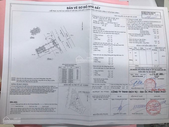 Nhà Mt đường 30 Phường 6 Gv Dt 2,5m X 9m 1 Trệt 1 Lủng Gía 2,7 Tỷ  Tl  Cc 0932027319 3