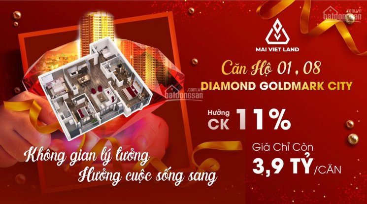 Nhận Ngay Căn Hộ Goldmark City Khi Thanh Toán 30% Gtch, 28tr/m2, Vay Ls 0% 24 Tháng, Ck 11% Gtch 6