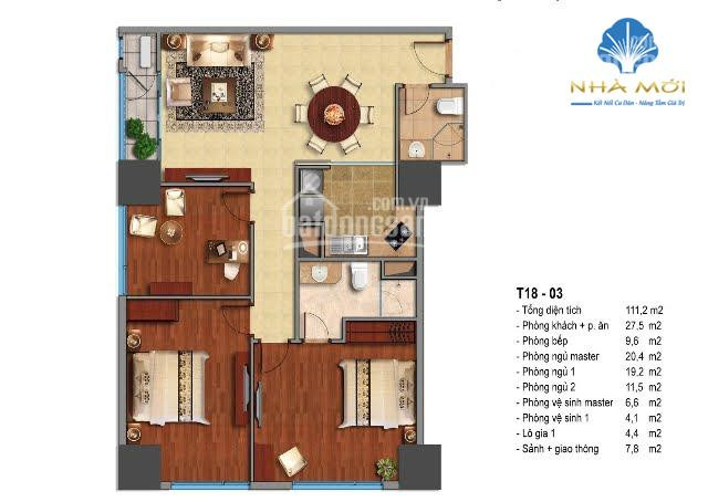 Siêu Hot Căn 3 Phòng Ngủ Góc, Dt 114m2, Giá 433 Tỷ Tại Tòa T18 Vinhomes Times City 7