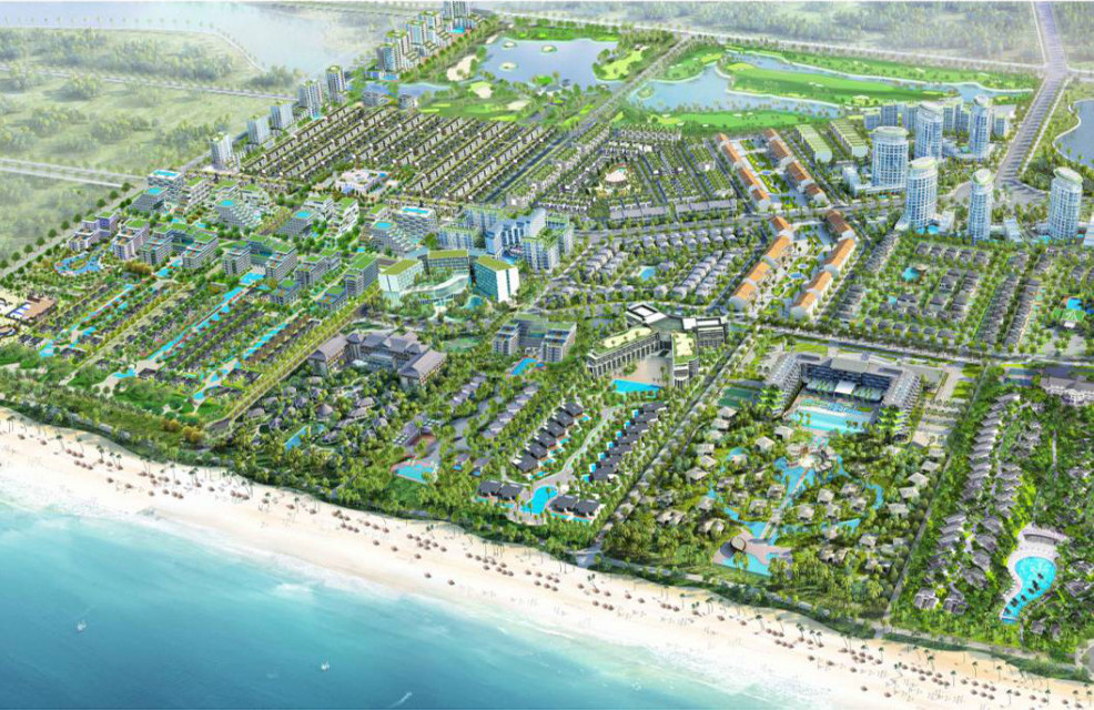 Phối cảnh tổng thể dự án Sonasea Villas & Resort