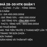 Tòa Nhà Góc 2mt Huỳnh Thúc Kháng - Tôn Thất đạm, 97x14m 1 Hầm 1 Trệt Lửng 7 Lầu