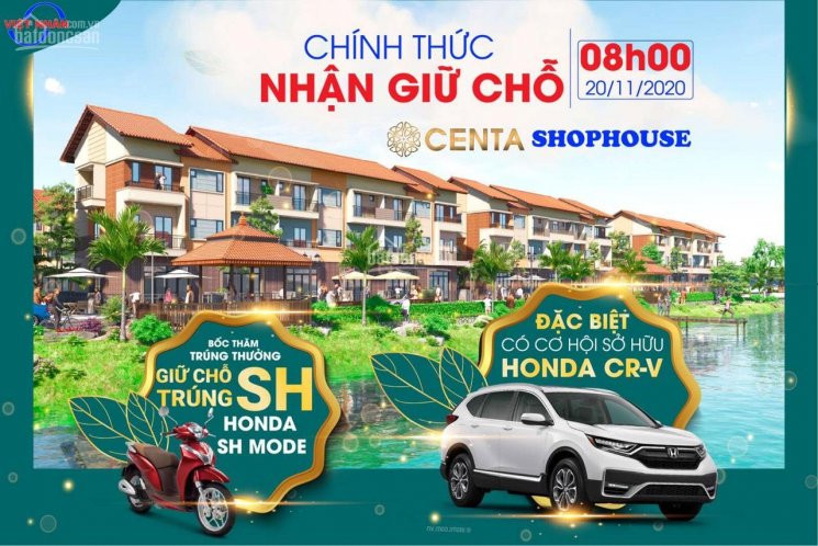 50tr!nhận Cọc Giữ Chỗ Centa Shophouse Nhà Phố Viu Ven Sông!0961 085 118 3