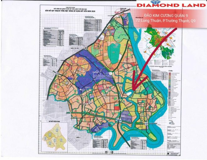 Bán đất Mặt Tiền Trục Chính 20m đảo Kim Cương Quận 9 3