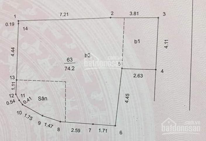 Bán Nhà 3 Tầng, 75m2 Mặt Phố Trương định, Hai Bà Trưng, Sổ đỏ Chính Chủ, Giá Bán: 123 Tỷ 4