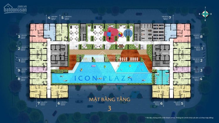 Căn Hộ Icon Plaza Chỉ Với 1 Tỷ Sở Hữu Ngay Căn Hộ Với Những Tiện ích Bật Nhất Khu Vực 3