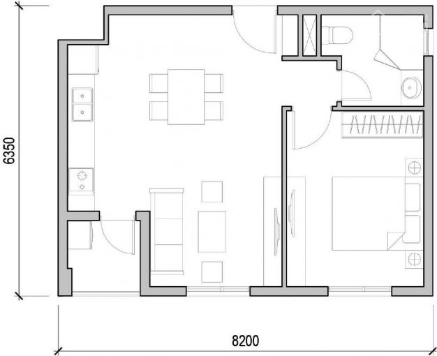 Căn Hộ M-one Gia định 1 Phòng Ngủ, Diện Tích 494m2, Nội Thất Cơ Bản, Cần Bán Gấp Giá 26 Tỷ 1