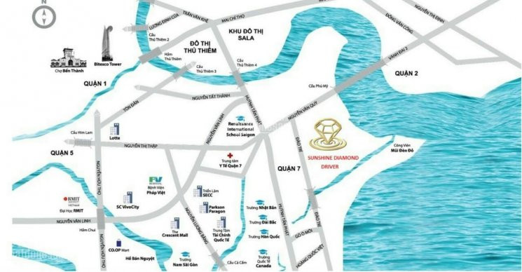 Căn Hộ Sunshine Diamond River 60m2 - 120m2 - 200m2 (duplex ) Bàn Giao Full Nội Thất , Q7 3