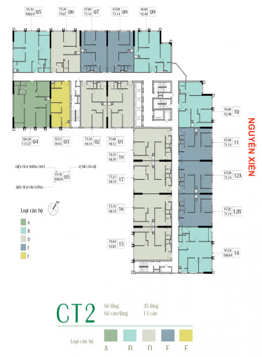 Cc Bán Cắt Lỗ Cc Eco Green City, 1609 - Ct3: 67m2 Và 1611 - Ct3: 94,8m2, Giá 27tr/m2, 0916419028 3