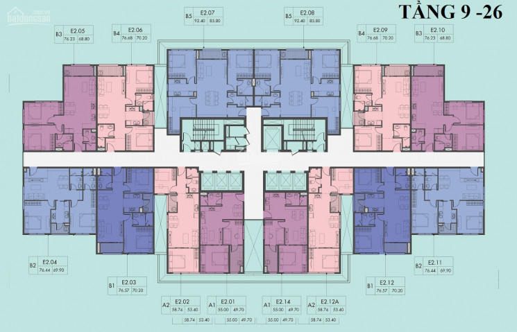 Chỉ 22 Tỷ Căn 55m2 Sở Hữu Căn 2pn, 1wc View Thành Phố, Mua Trực Tiếp Cđt 0983824386 4