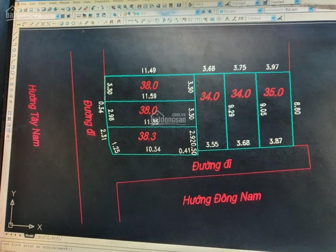 Chính Chủ Bán đất Thổ Cư Lai Xá Dt 38m2 Giá 1,38 Tỷ, ô Tô đỗ Cửa 4