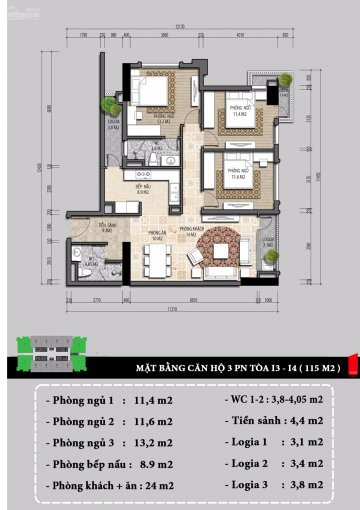 Chính Chủ Bán Gấp Cc Iris Garden, T1806 - 115m2 Tòa Ct4, View đẹp Giá Cắt Lỗ 3,1 Tỷ Lh O96i000870 1