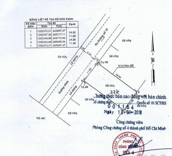 Chính Chủ Bán Nhanh 271m2 đất Hxh đường Số 10 - Quốc Lộ 13, Hiệp Bình Phước, Thủ đức Gía 30tr/m2 Lh: 0934830519 1