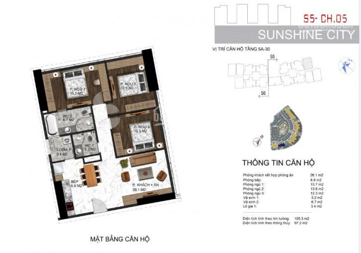 Chính Chủ Bán Nhanh Căn Góc 3 Ngủ, Có Ban Công, Thiết Kế - View đẹp, Tòa S5 - Tầng Cao 2x, Giá Tốt Có Thương Lượng 2