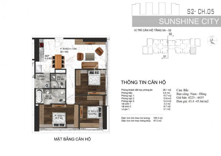 Chính Chủ Bán Nhanh Căn Góc 3 Ngủ, Thiết Kế - View đẹp, Tòa S2 - Tầng Cao 2x, Giá Tốt Có Thương Lượng 6