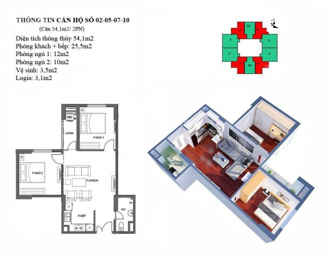 Chính Chủ Bán Nhanh Căn Hộ Chung Cư Mipec City View Kiến Hưng Giá Từ 195 Tr/m2 Nhận Nhà Ngay 5