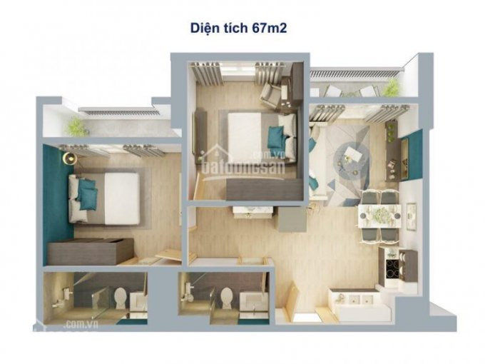 Chính Chủ Bán Nhanh Căn Hộ Tại Dự án Athena Complex Pháp Vân Diện Tích 90,5m2 1