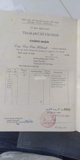 Chính Chủ Bán Nhanh đất Khu Bên Sông đường Số 27, P Hiệp Bình Chánh, Thủ đức Dt 61x163m= 100m2 3