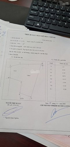 Chính Chủ Bán Nhanh Gấp 778m2 Trong đó Có 600m2 đất Thổ Cư, Lô đất Thuộc Thôn Văn Phạm, Xã Lai Hạ, Lương Tài 2