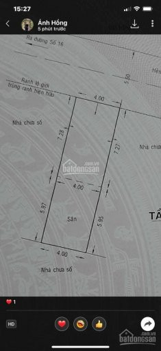 Chính Chủ Bán Nhanh Gấp đất Hẻm 149 đường Số 16, Bhh, Bình Tân, đường 6m Thông Vị Trí đẹp, Dt: 4 X 135m 3850 Tỷ 3