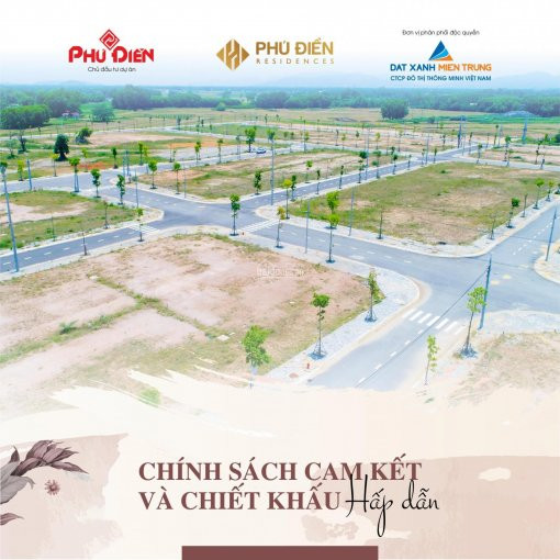 Chính Chủ Bán Nhanh Lô đất 120m2 đường 20m5 Dự án Phú điền Quảng Ngãi Chỉ 9,1tr//m2, đã Có Sổ Hỗ Trợ Vay Nh 70% 7