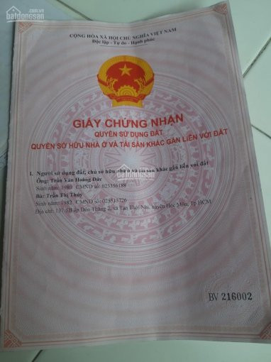 Chính Chủ Bán Nhanh Nhà 2 Mặt Tiền Lê Lợi, Tân Thới Nhì, Hóc Môn, Giá Tốt Cho Kinh Doanh 1,39 Tỷ (0938 789 360) 5