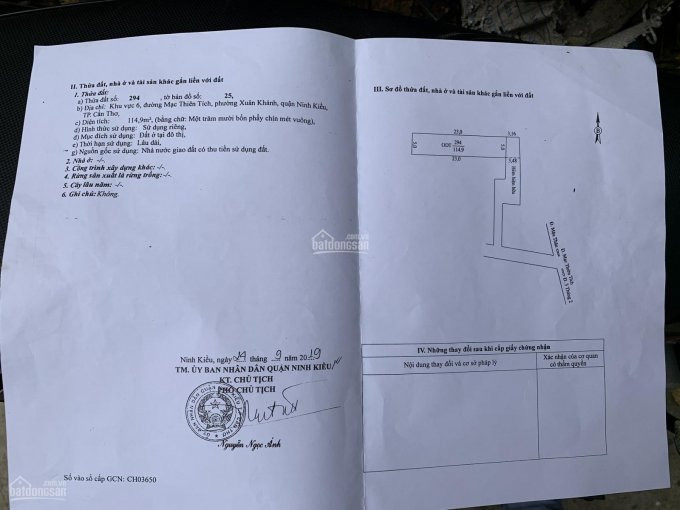 Chính Chủ Cần Bán đất Mặt Tiền Tặng Dãy Trọ Và Nhà Quận Ninh Kiều  Cần Thơ 3