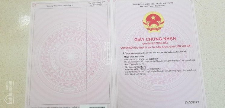 Chính Chủ Cần Bán đất ở Phố Trạm, Long Biên - Liên Hệ 0936086556 1