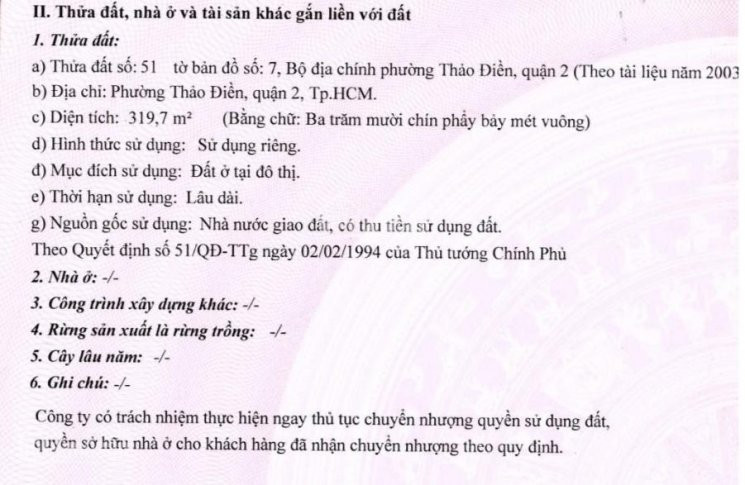 Chính Chủ Cần Bán Gấp đất Biệt Thự Thảo điền, Quận 2, Giá Cực Rẻ để Khách đầu Tư Hoặc Xây Villa ở 1