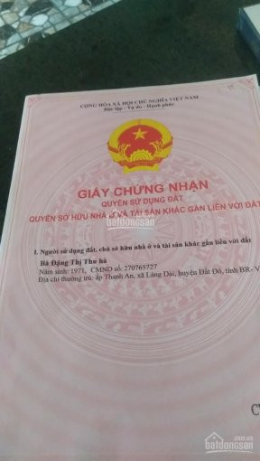 Chính Chủ Cần Bán Gấp Lô đất 3,1 Sào Tại Xã Láng Dài, Huyện đất đỏ 5