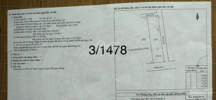 Chính Chủ Cần Bán Lô Góc 3 Mặt Tiền Ngang 12 Dài 51 đường Phùng Hưng 1