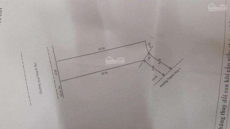 Chủ Bị Dí Nợ Cần Bán Gấp đất Kiệt ô Tô 5m Trần Cao Vân 77m2 1