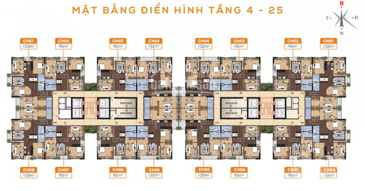 Chuyên Bán Căn Hộ Ngoại Giao đoàn N01, N02, N03, N04, Dt 60 - 220m2, Giá Từ 23tr/m2 Lh 0969993565 6