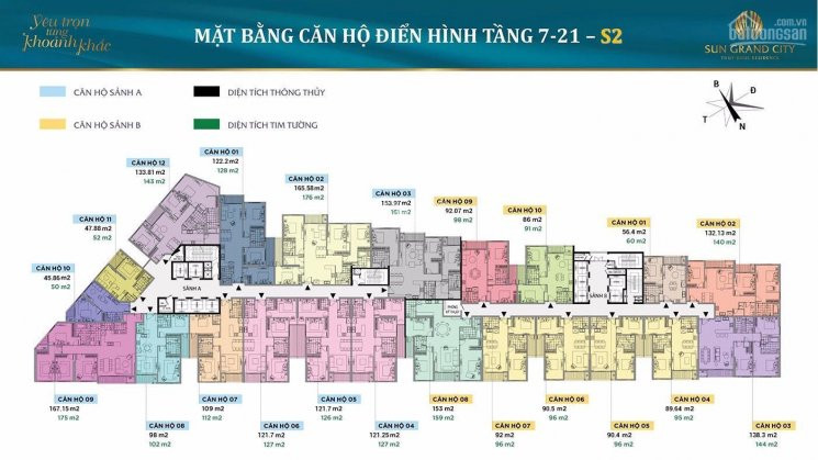 Cực Hot Bán Căn Góc 3pn Tại Sun Grand City - 69b Thụy Khuê: 127m2 - 6661 Tỷ ~524 Tr/m2 6