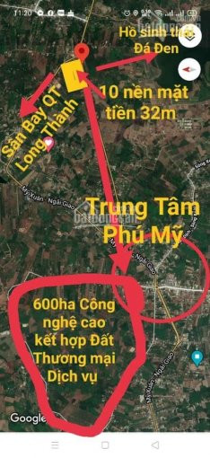 đất đẹp Mặt Tiền đường Mỹ Xuân - Ngãi Giao Phường Hắc Dịch, Sổ đỏ, Thổ Cư, Giá Rẻ 4