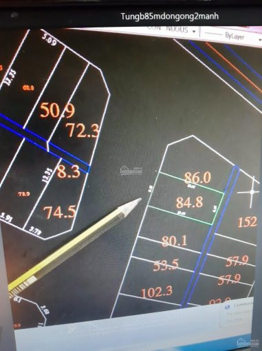 đất đồng ông, H đan Phượng Lô Góc 85,5m2 Và Sát Góc 84,8m2 (tổng 170m2), Chấp Nhận Trung Gian 2