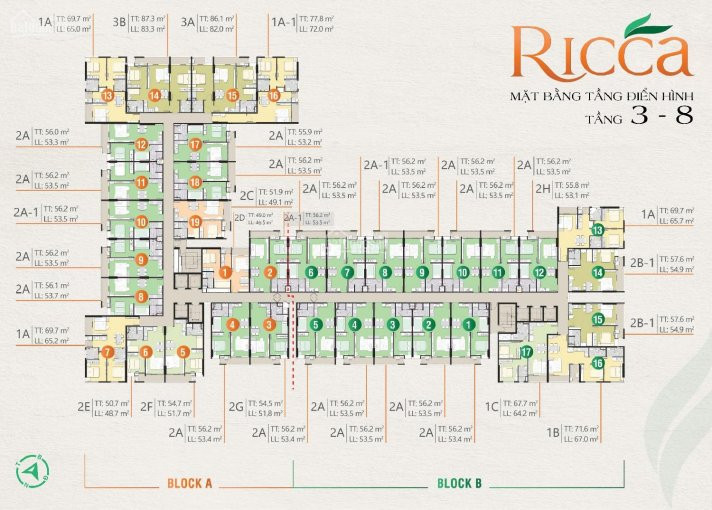 độc Quyền Nhiều Căn Hộ Ricca, View đẹp, Tầng Cao, Giá Gốc Ck 2%, Chỉ Chênh 50 Triệu 0912598058 3