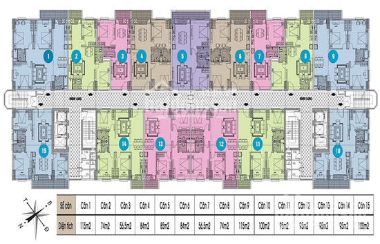 Giá Tốt - Bán Căn 3pn, 95m2 Chung Cư C37 Bắc Hà, Ban Công đông Nam, Giá 2,55 Tỷ 3