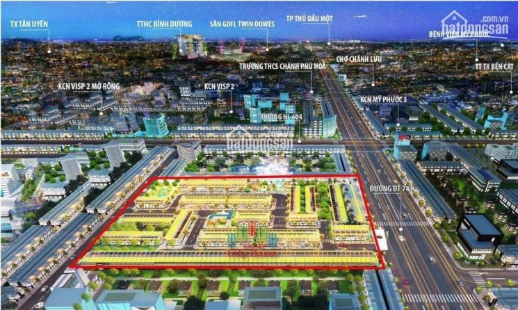 Khu đô Thị Bến Cát City Zone , Hot Nhất Bình Dương, Thu Hút ồ ạt Các Nhà đầu Tư , Shr Tc 100% 3