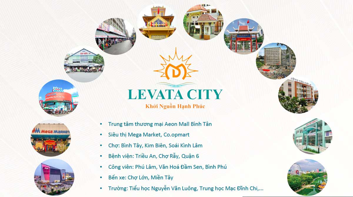 Liên kết tiện ích dự án Levata City