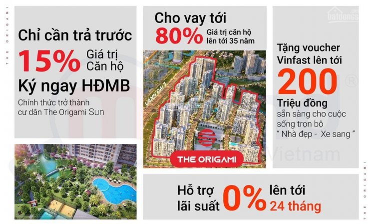 Mở Bán Hoa Hậu Origami Vinhome Grandprak Vườn Nhật Bản & Hồ Cá Koi, 15% Ký Hđmb, 24 Tháng 0% Lãi 6