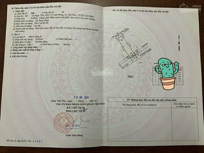 Nhà Cấp 4 Dt 57m Vuông Vức Hẻm Tô Ngọc Vân, Tp Thủ đức 1
