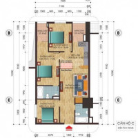 Căn Hộ 3pn, 98,5m2 Ban Công đông Nam Chung Cư C14 Bắc Hà, Giá 2,13 Tỷ Có đủ đồ